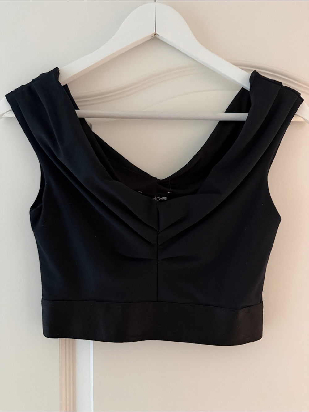 Bebe V-neck Crop Top